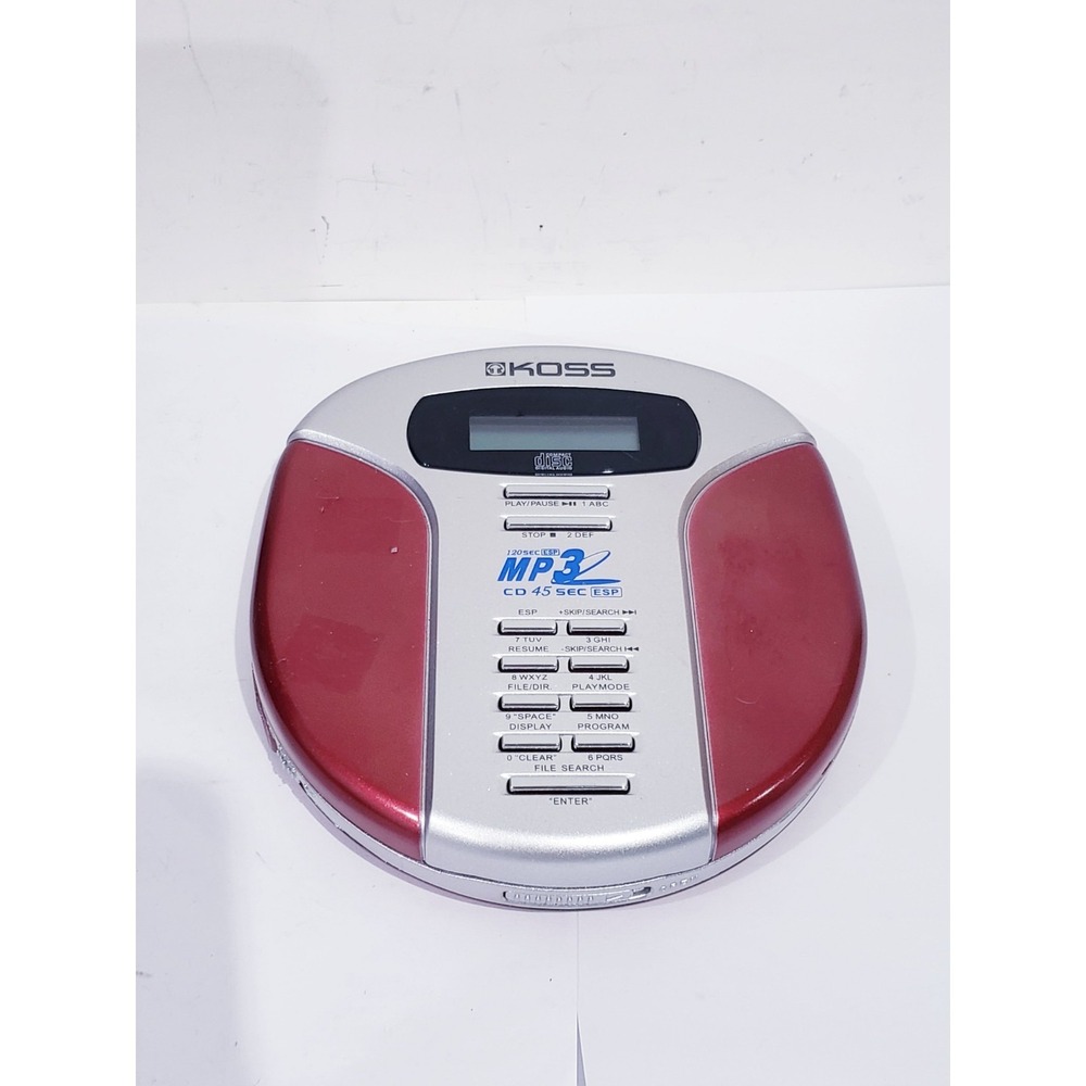 KOSS portable CD player model CDP3001-5 series - Works